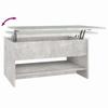 Coffee Table Concrete Grey 80 x 50 x 40 cm Particleboard