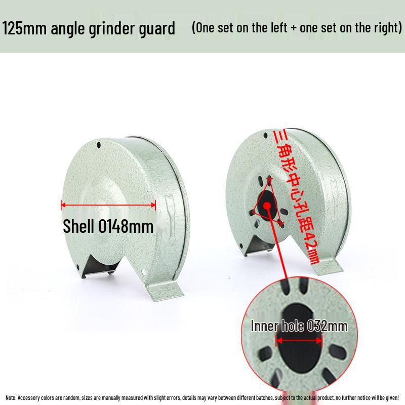 Bench Grinder Guard with Thickened Housing, 250mm Cover, and 200mm Safety Glass – West Lake Style.