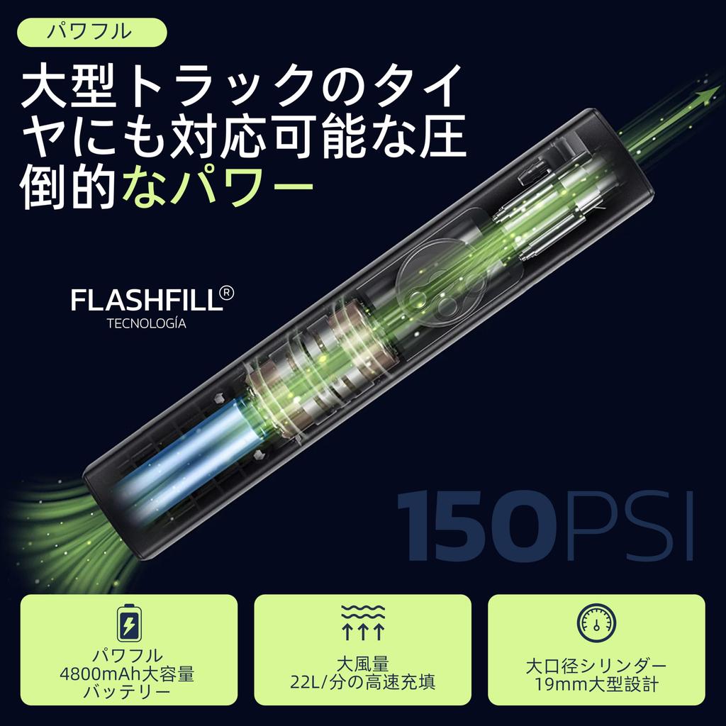 Woowind Ventus Pro Электрический воздушный насос, Перезаряжаемый от гнезда прикуривателя DC12V, Максимальное давление 150 PSI, Настраиваемое давление воздуха, Автоматическое отключение