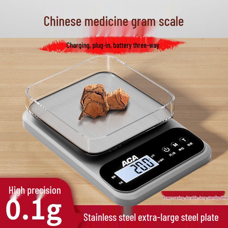 High-Precision Electronic Scale for Kitchen, Baking, and Pharmacy - Ideal for Weighing Chinese Medicinal Materials