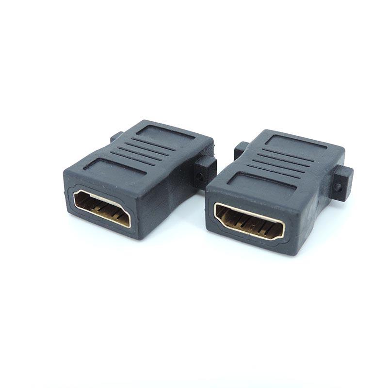 Совместимые с HDMI разъемы «мама-мама» для монтажа на панель, адаптеры-конвертеры для кабеля-удлинителя HDTV 1080P