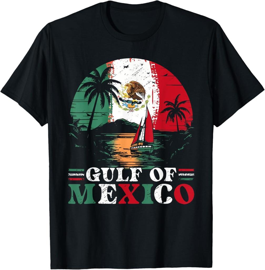 Retro Vintage Beach Mexico Gulf of Mexico Est 1550 Unisex T-Shirt