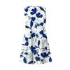 Women's Casual Sundress With Pockets Summer Boho Beach Dress Floral Blouses For Women T-Shirts Dress V Neck Loose Tank Dresses