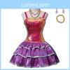 Barbie Life In The Dreamhouse Barbie Cosplay Costume With Satin And Cotton Fabric For Anime Fans