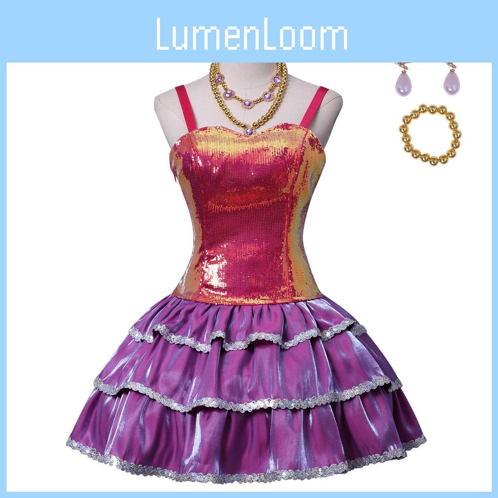 Barbie Life In The Dreamhouse Barbie Cosplay Costume With Satin And Cotton Fabric For Anime Fans