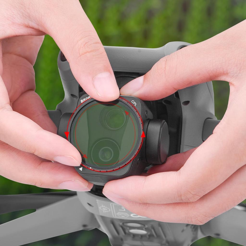 BRDRC AIR 3 Набор ND-фильтров 6 шт. UV CPL ND16PL ND32PL ND64PL ND128PL NDPL Фильтр для аксессуаров DJI Mavic Air 3 - (Алюминиевая версия)