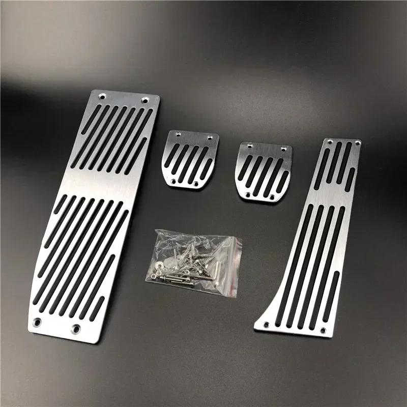 Non-drilling Non-slip Accelerator Gas Fuel Brake Foot Rest Pedal Pads For BMW 1,3 Series X1 E39 E46 E87 E90 E91 E92,Car Styling