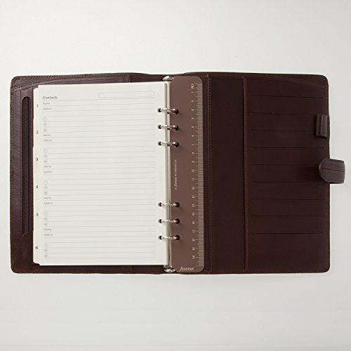 Filofax Classic Stitch System Organizer, A5, Brown, 028509