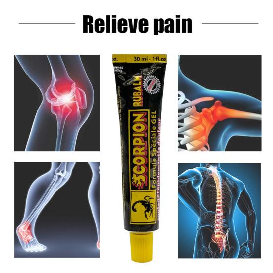 30ml Long Lasting Scorpion Ointment Great Smell-less Therapeutic Muscle Pain Relieving Gel Swelling Relief Gel