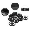 Compact Size Portable Digital Electronic Roll Up Drum Set Kit 7 Silicon Drum Pads USB Powered with