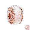 925 Sterling Silver Glass Beads Charms for Jewelry DIY Making Fit Original Bracelets Bangles for Women Gift