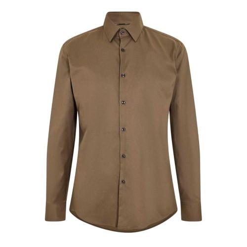 Boss Mens Plain Oxford Long-Sleeved Shirt