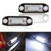 12V Xenon White Lamp 2 Pcs Car-Styling LED For Volvo S80 XC90 S40 V60 XC60 S60 C70 V50 XC70 V70 Car License Plate Number Lights