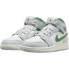 Кроссовки Air Jordan 1 Mid GS Summit White Pine Green Kids Pure-Platinum Sail DQ8423-142