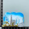 Dubai Refrigerator Magnet Sailing Hotel - Emirates Alloy Halifa Tower Scenic Fridge Souvenir