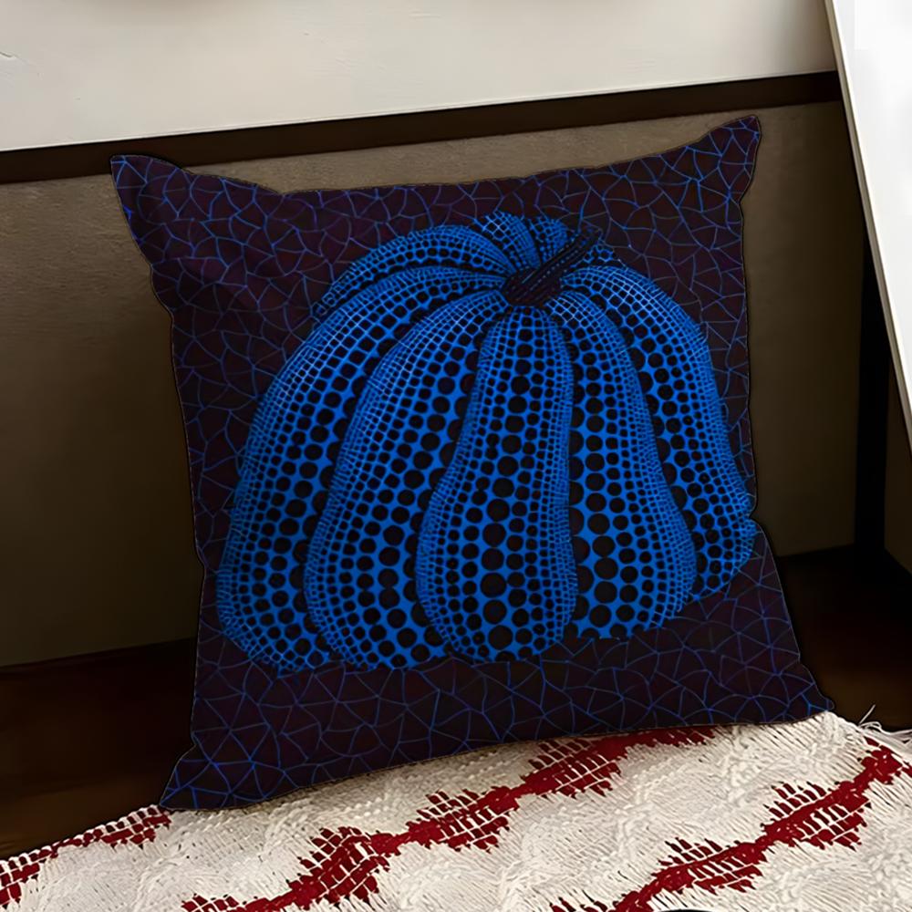YYayoi KKusama Abstract Art Cushion Cover Reversible Soft Durable Pillow Cover Home Car MultiScene Use for Daily Comfort