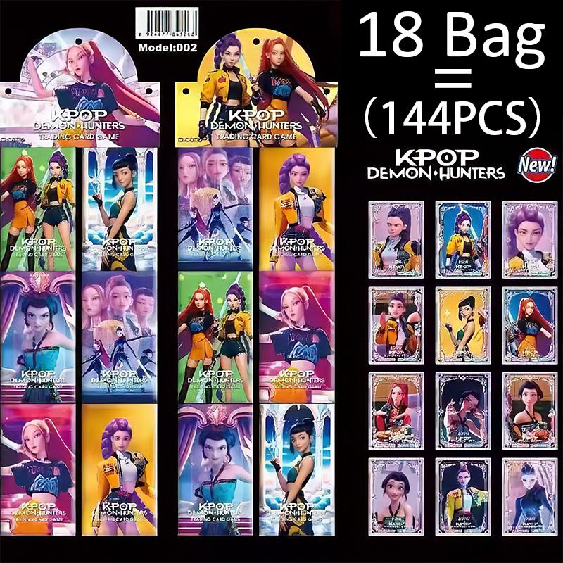 Puzzle Collect Card Battle Carte Board Game Collection Card KPOP for Demon Hunters