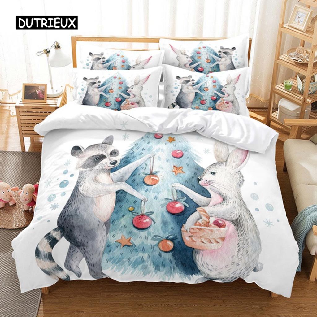 Комплект постельного белья для девочек и с единорогами, комплект пододеяльника, 3D постельное белье, цифровая печать, постельное белье размера «queen», модный дизайн