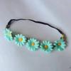 Daisy Floral Wreath Elastic Headband Decorative Flower Headpiece Headwear For Home Decoration Or Festival Celebrations