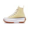Run Star Hike Platform Casual High Top Canvas Shoes Unisex Pale Yellow