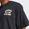 adidas Оригинальные SS25 Приятные к коже Удобные Мягкие Модные Влагоотводящие Футболки с коротким рукавом Мужские Топы Черный KA4554