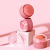 Sensory Party Cream Blush, Shimmer Peachy Orange Blush Stick for a Natural, Dewy Look Long-Lasting, Blendable Cheek Color In 6 Shades