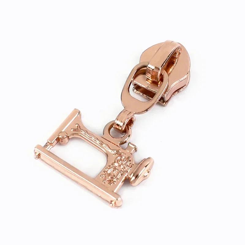 Meetee 5/10/20 шт. 5# Бегунок для молнии для нейлоновых молний Пластиковые спиральные молнии Головки бегунка Ремонтные наборы DIY Швейные аксессуары для одежды