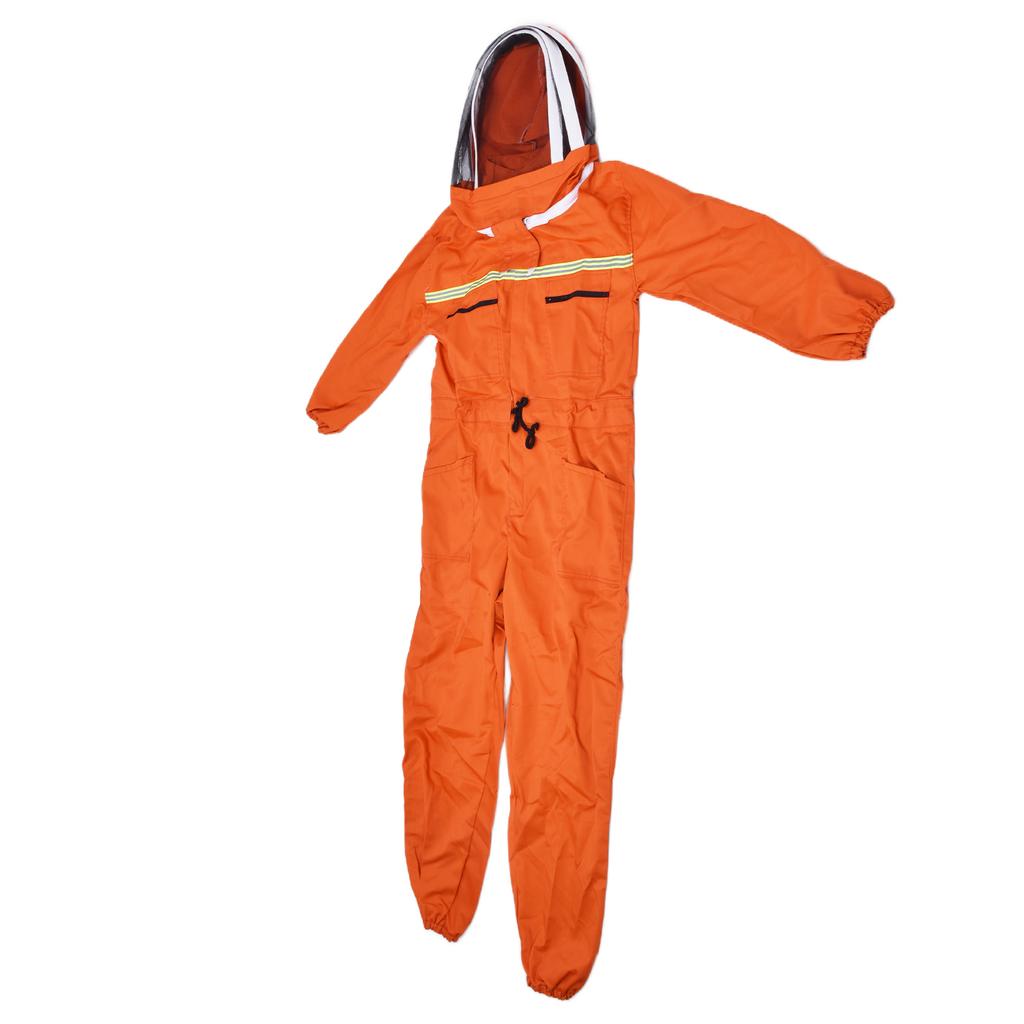 Одежда для защиты от пчел с двойной молнией, защитный костюм для пчеловодства