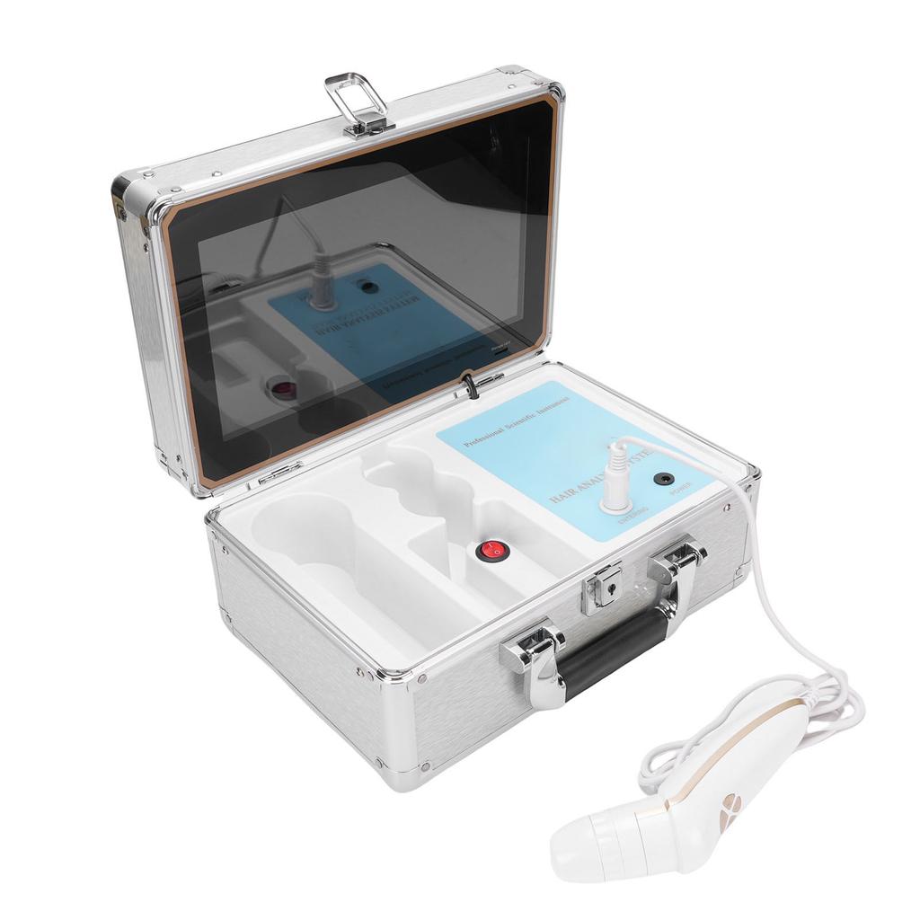 12-дюймовый детектор кожи головы с пультом дистанционного управления, перезаряжаемый детектор волосяных фолликулов, 50-кратное 200-кратное увеличение, тестер кожи головы