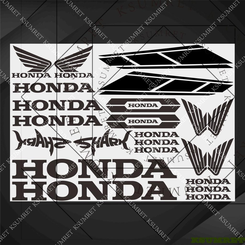 For Honda Motorcycle Sticker Decals Helmet Logo