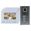 7in Direct Press Type Smart Video Door Phone Intercom System With Electric Strike for Villa House
