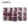 O Sealing Gasket O Silicone Rubber Gas Compressor 225pcs 50A O-Ring