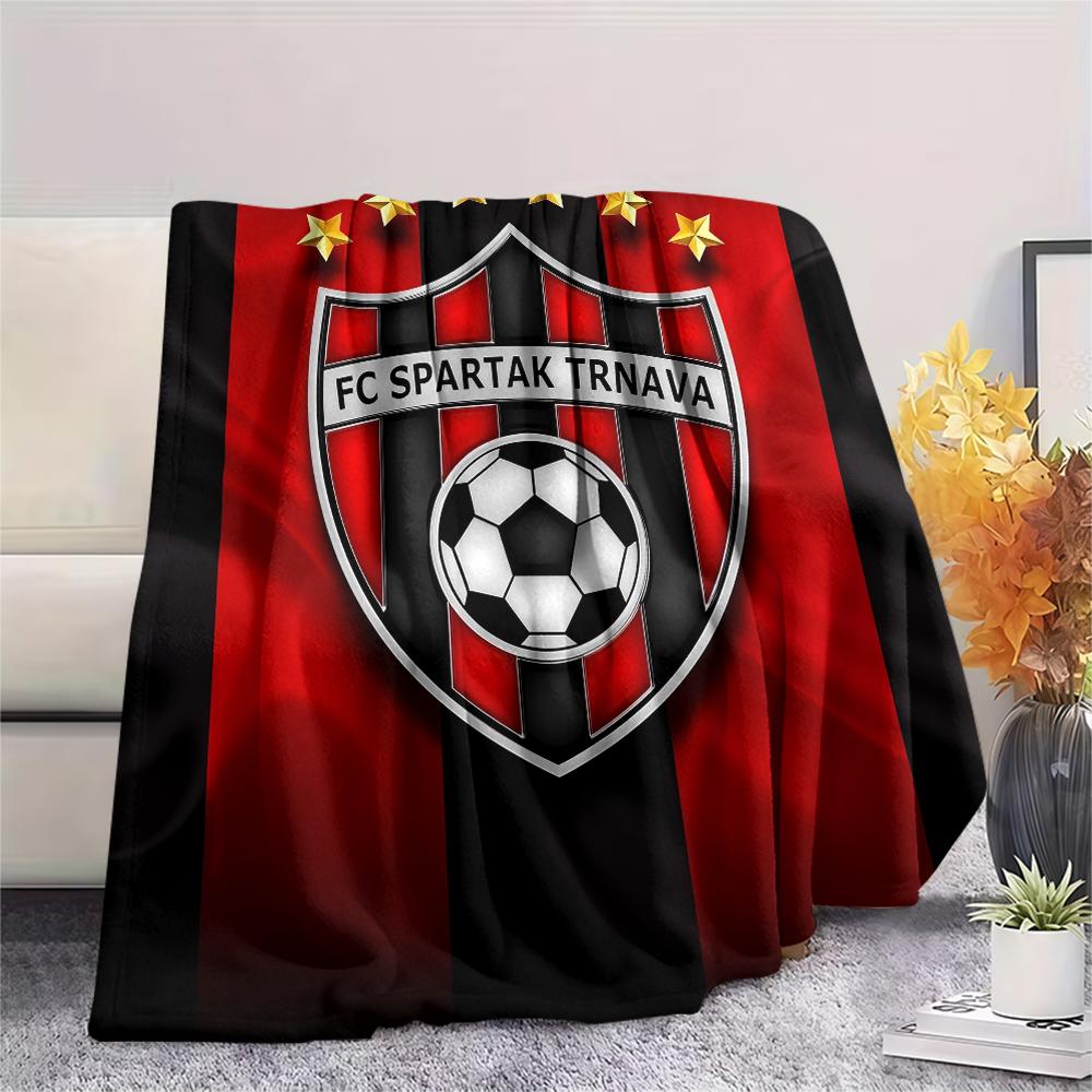 FC Spartak Trnava,pattern Flannel Blanket, High quality Comfortable for All Seasons, Home Decor, Warmth and Comfort, Perfect for Gifts.
