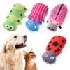 Моп Насекомое Пищащая Плюшевая Игрушка для Собаки Божья Коровка Гусеница Форма Чучело Хрустящая Щенок