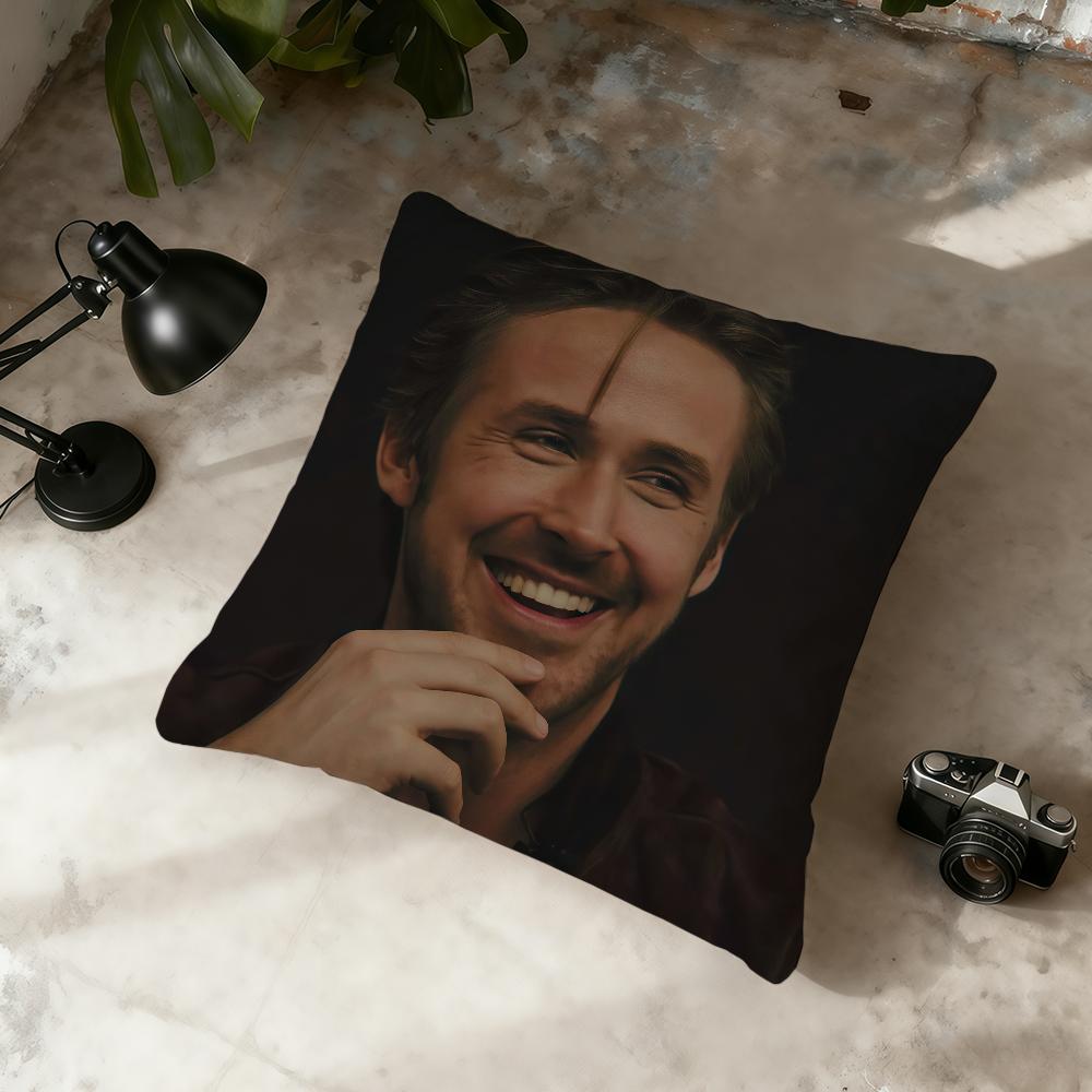Наволочка с Райаном Гослингом для дома и офиса Удобная Нордическая простота Хит На молнии Наволочка
