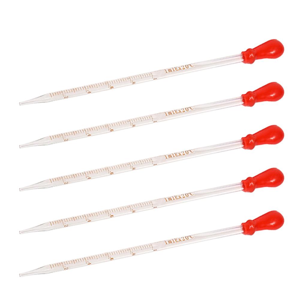 5 шт. стеклянная пипетка капельница жидкие пипетки стеклянная шкала градуированная пипетка для конфет масло формы DIY ремесло поделки