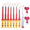 12pcs a Set T-Handle Insulated Screwdriver Set 1000V Phillips, Flathead, and Hex Screwdriver Multi-Function Tool Kit