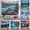 Natural Scenery Tapestry Landscape Wall Art Tapestry Dormitory Room Aesthetic Decoration Living Room Home Decoration