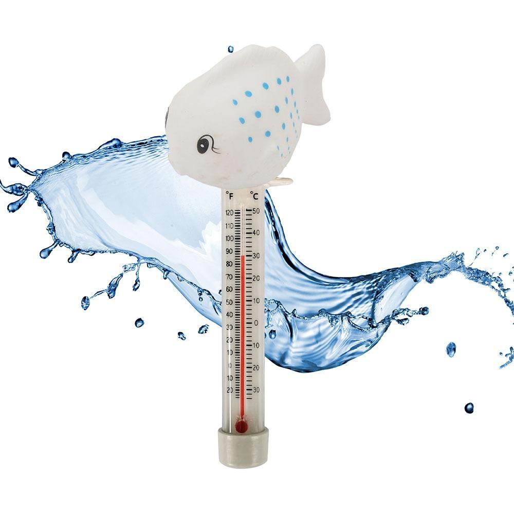 PVC Pool Water Temperature Meter Floating Waterproof Swimming Pool Thermometer Cartoon Animals Accurate Thermometer Swimming
