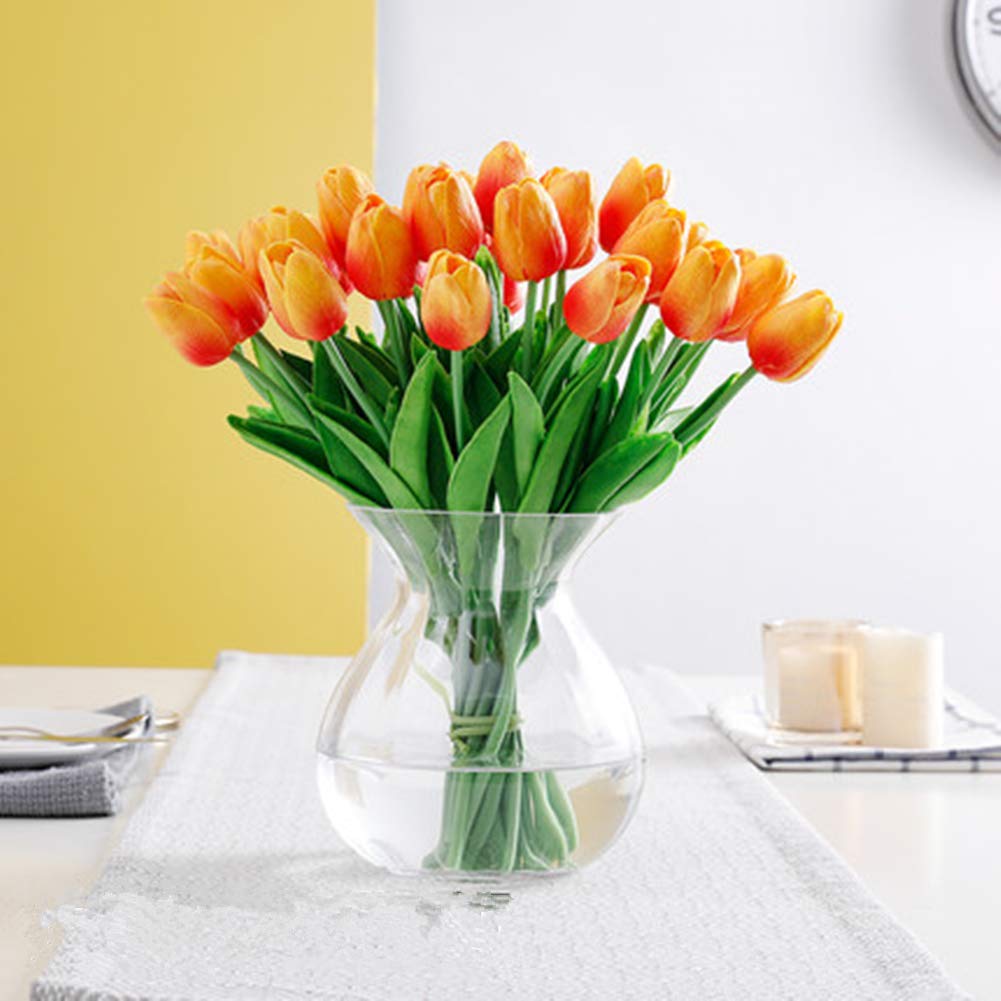 10pcs Artificial Tulip, False Tulip Home Decoration Supplies, Suitable for Home Decoration, Wedding Decoration and Other Scenes
