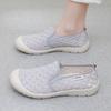 Shoes Women's Spring 2025 New Casual Single Shoes Comfortable Lazy Round Toe Mesh Breathable and Wear-resistant Women's Shoes