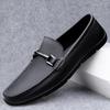 Luxury Mens Loafers Leather Lofer Shoes Men Driving All-Match Flats Male Slip-On Casual Fashion Mocasines Dress Men'S Shoes