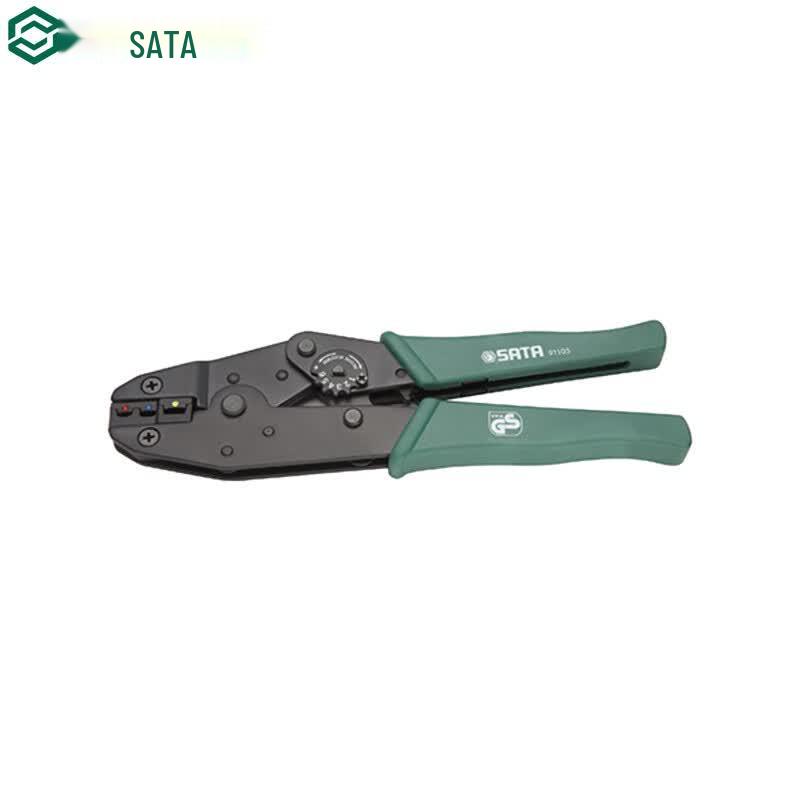 SATA 91105 Мощный изолированный обжимной инструмент для клемм