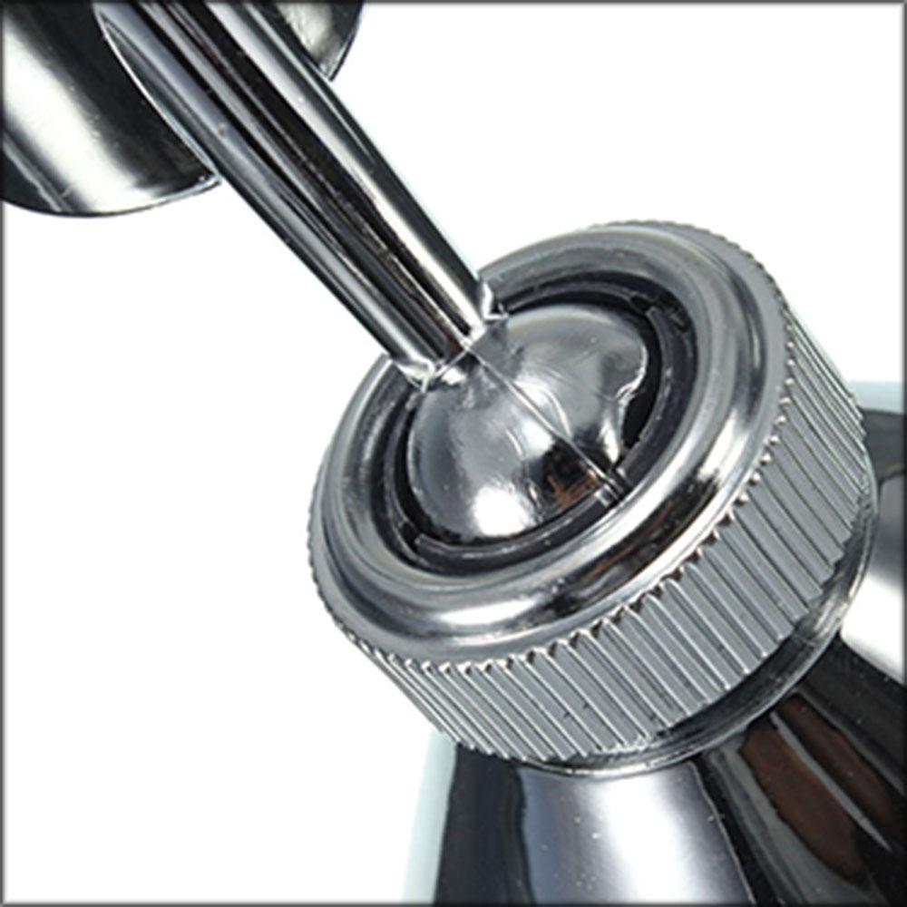 Home Support Chromed Shower Head Holder Sprayer Base Wall-Mount Bracket Bathroom