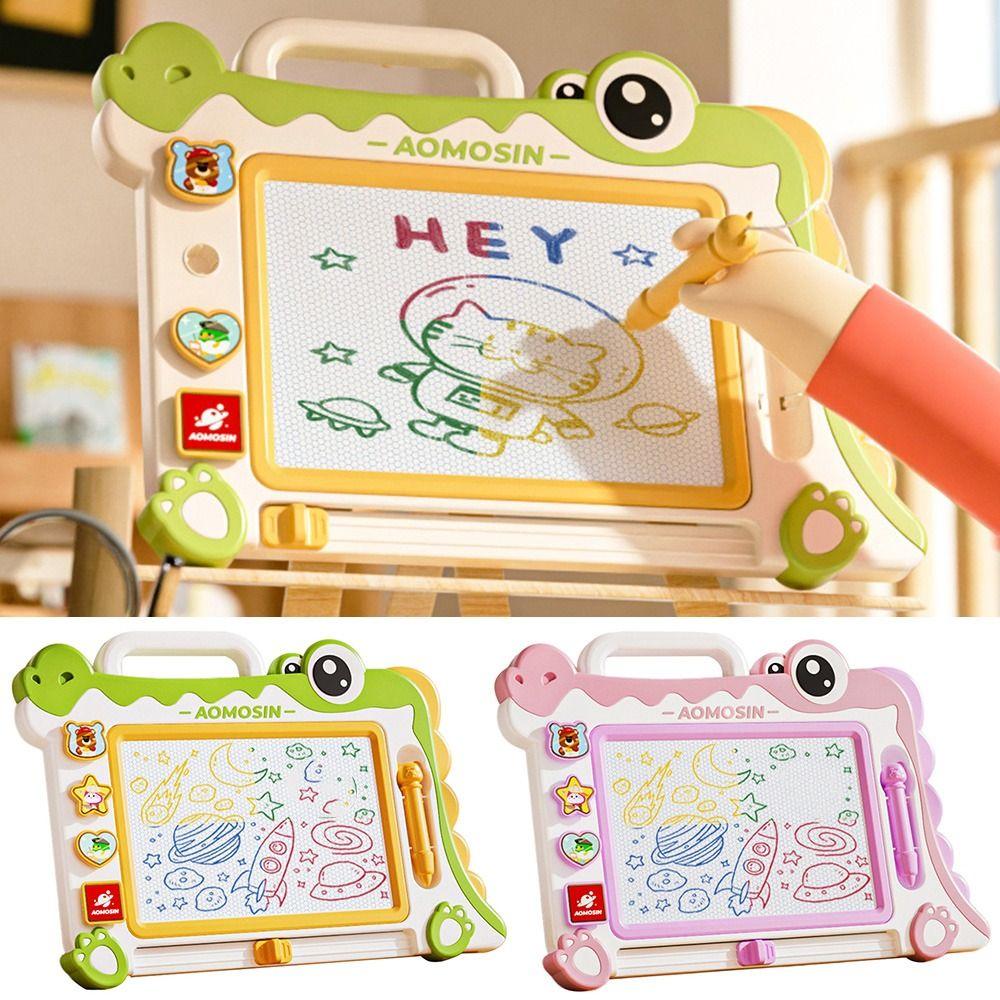 Cartoon Dinosaur Magnetic Board Toys Plastic Doodle Board Kids Drawing Pad  Children's Drawing