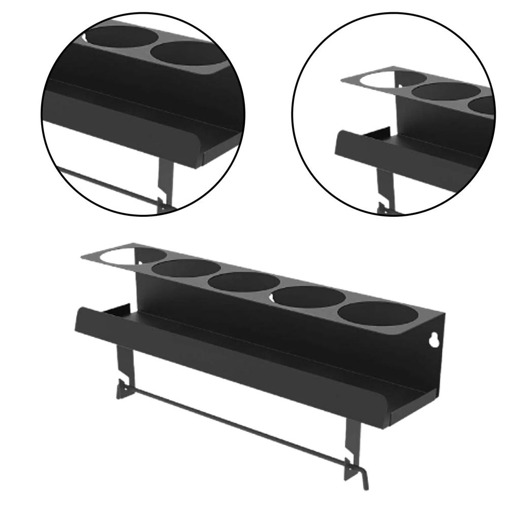 5 Bottle Spray Can Spray Bottle Holder Paint Bottle Storage Rack Workspace Home Use Tool Storage Rack Wall Mount Shelf