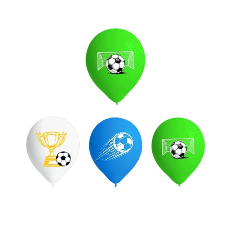 Blue Soccer Decoration Birthday Ballons Plates Cups Napkins Tablecloth Soccer Football Birthday Sticker Gift Bag Party Supplies