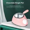 Шоколадный горшок для плавления шоколада, устройство для приготовления горячего шоколада с формами-лопатками и 10 деревянными палочками