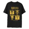 Футболка с классическим логотипом Nirvana 'Smiley Face', Унисекс, Уличная одежда для фанатов гранж-рока, Повседневная футболка с коротким рукавом, 100% хлопок