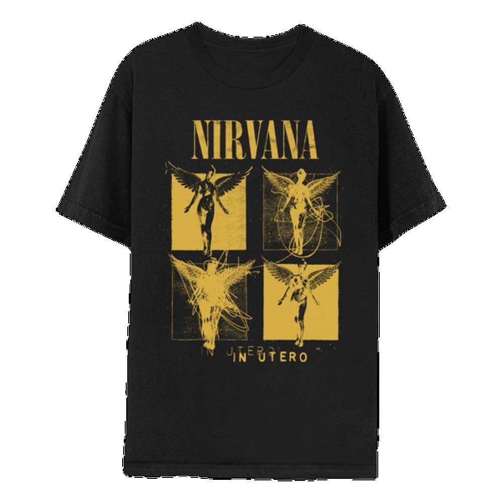 Футболка с классическим логотипом Nirvana 'Smiley Face', Унисекс, Уличная одежда для фанатов гранж-рока, Повседневная футболка с коротким рукавом, 100% хлопок